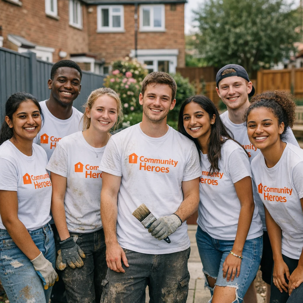 Community Heroes volunteers smiling